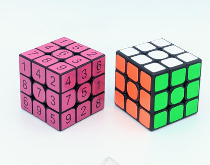 3x3x3 Pink Sudoku Cube | Puzzle | Handmade