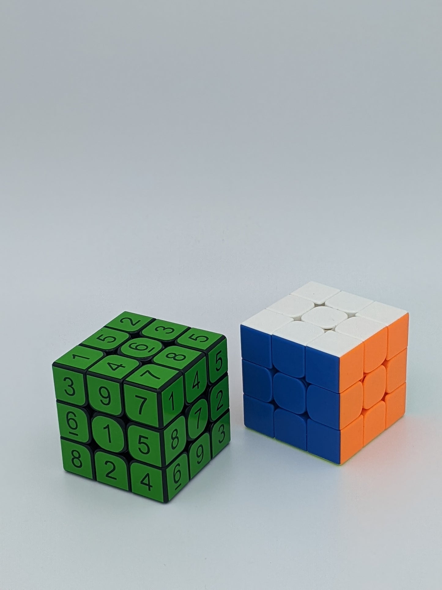 3x3x3 Yellow-Green Sudoku Cube | Puzzle | Handmade