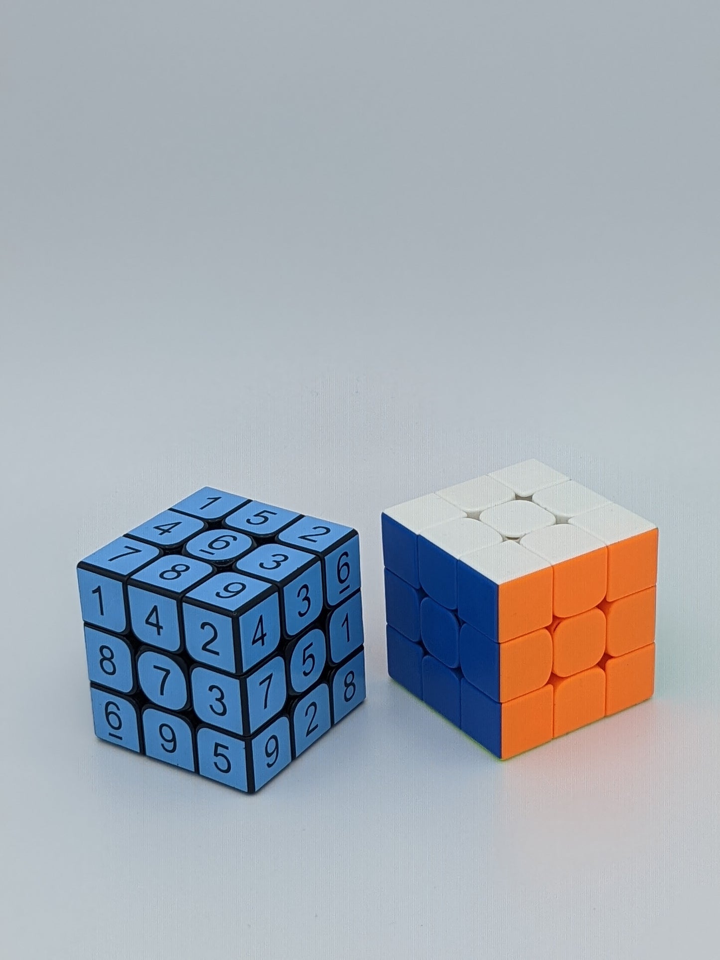 3x3x3 Ice Blue Sudoku Cube | Puzzle | Handmade