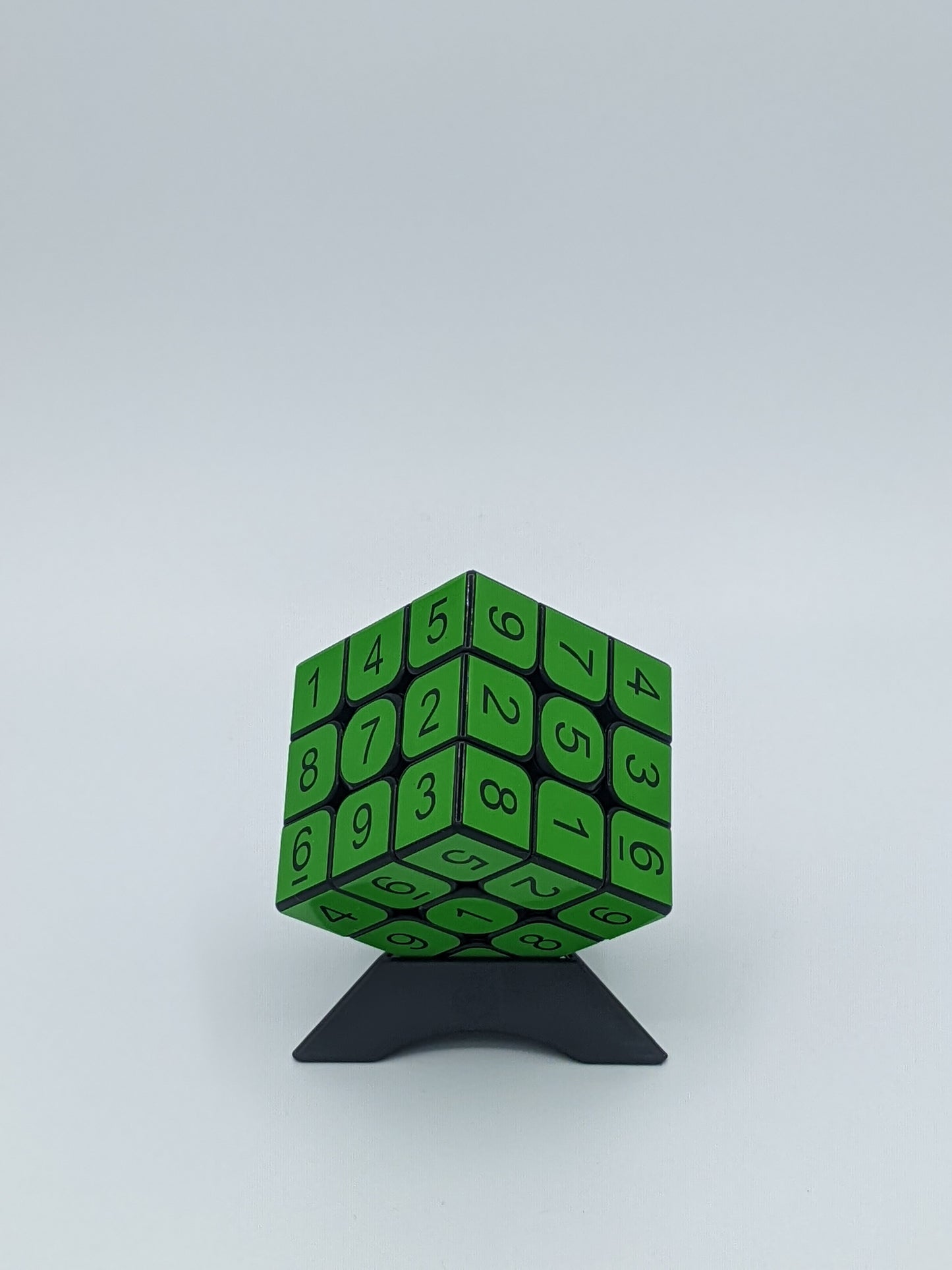 3x3x3 Yellow-Green Sudoku Cube | Puzzle | Handmade