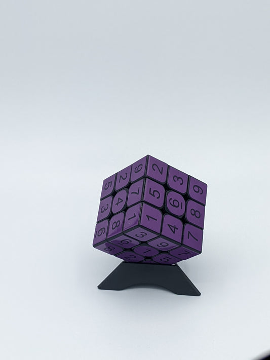 3x3x3 Violet Sudoku Cube | Puzzle | Handmade