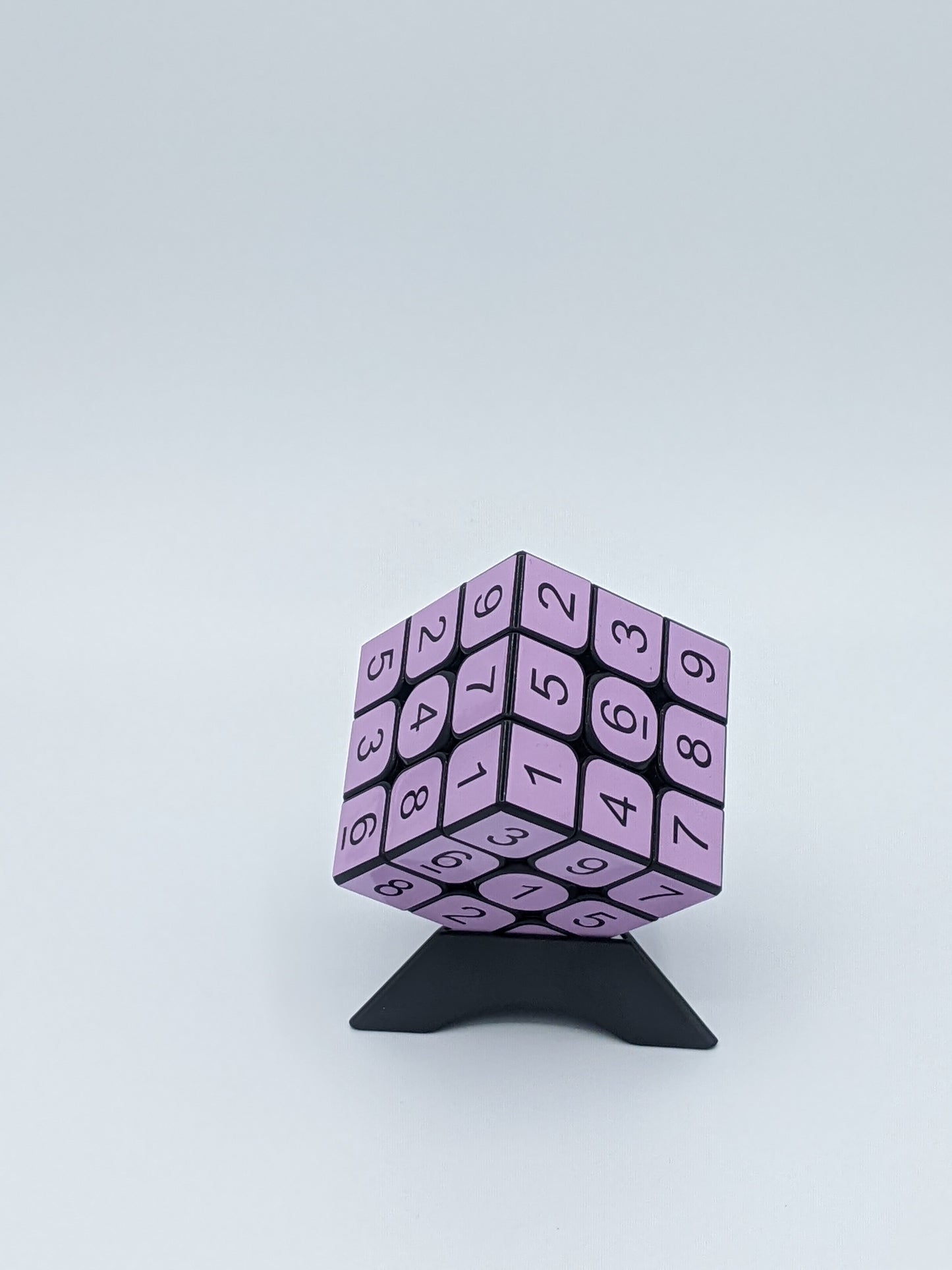 3x3x3 Lilac Sudoku Cube | Puzzle | Handmade