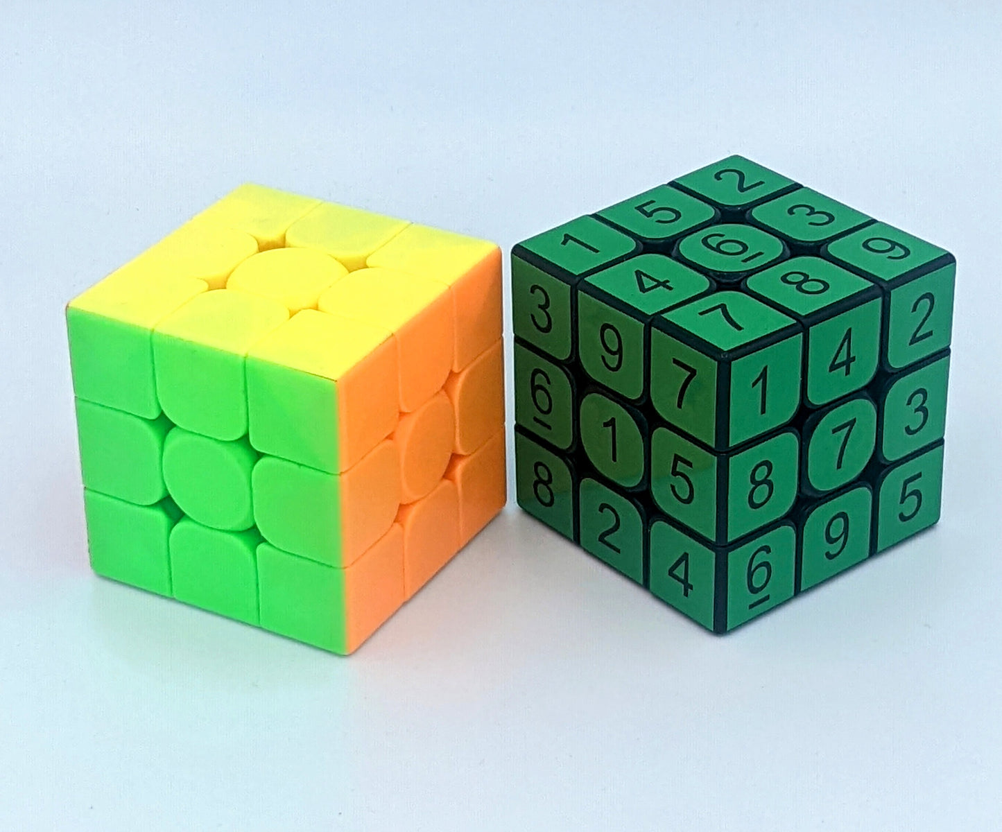 3x3x3 Light Green Sudoku Cube | Puzzle | Handmade