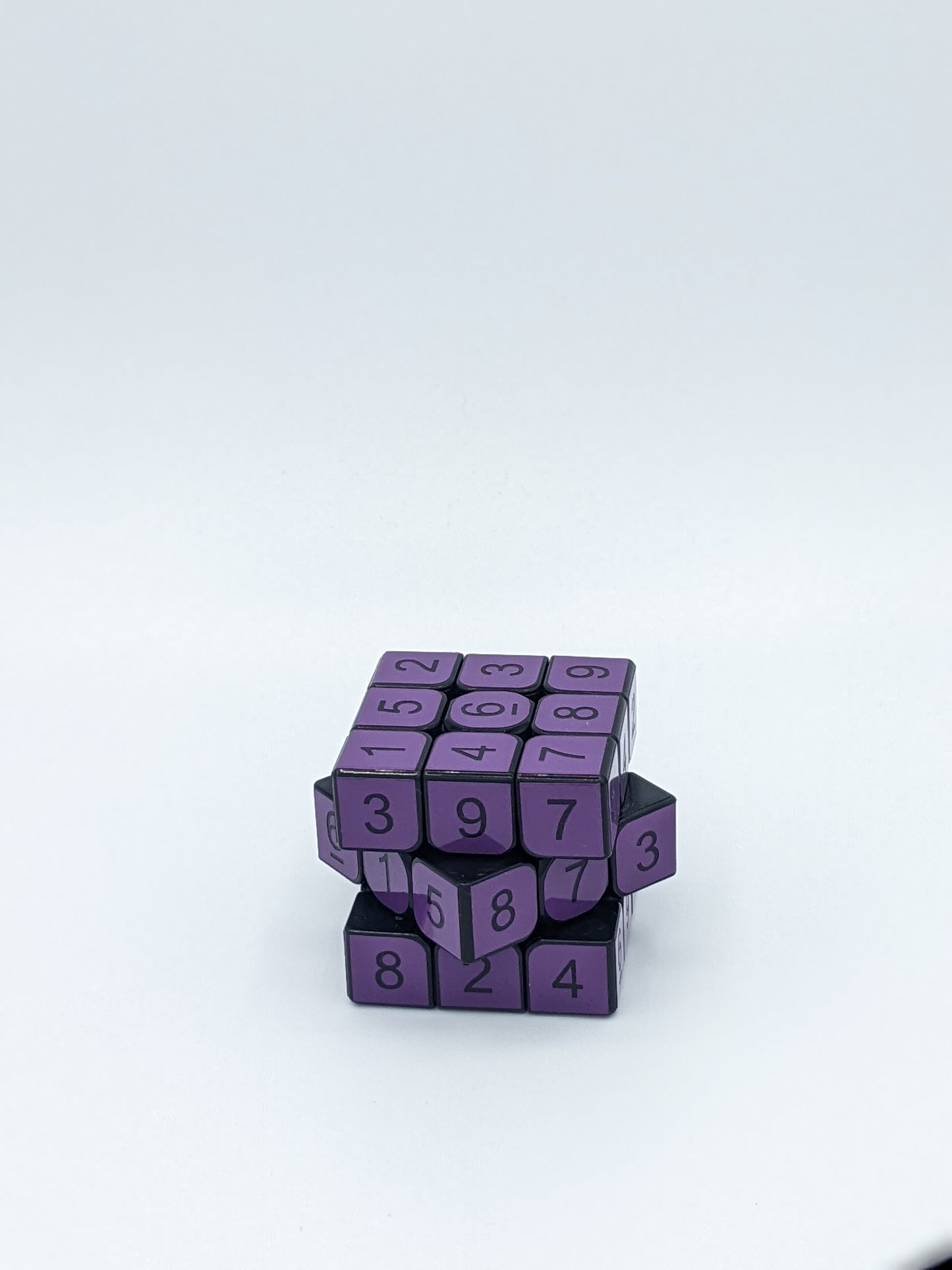 3x3x3 Violet Sudoku Cube | Puzzle | Handmade