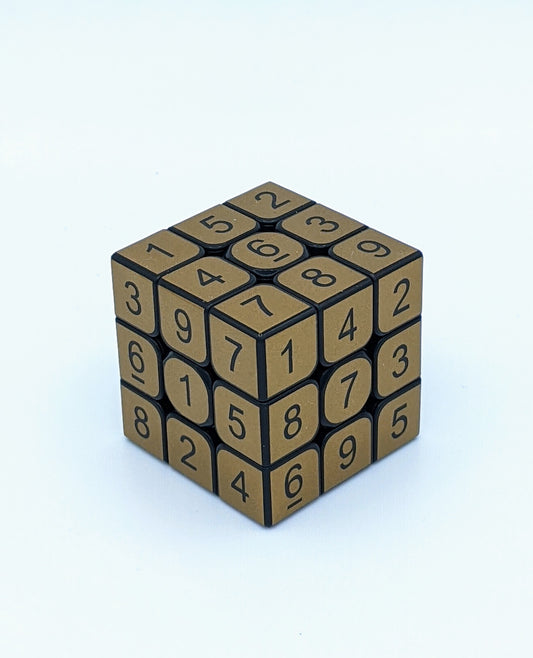 3x3x3 Copper Sudoku Cube | Puzzle | Handmade