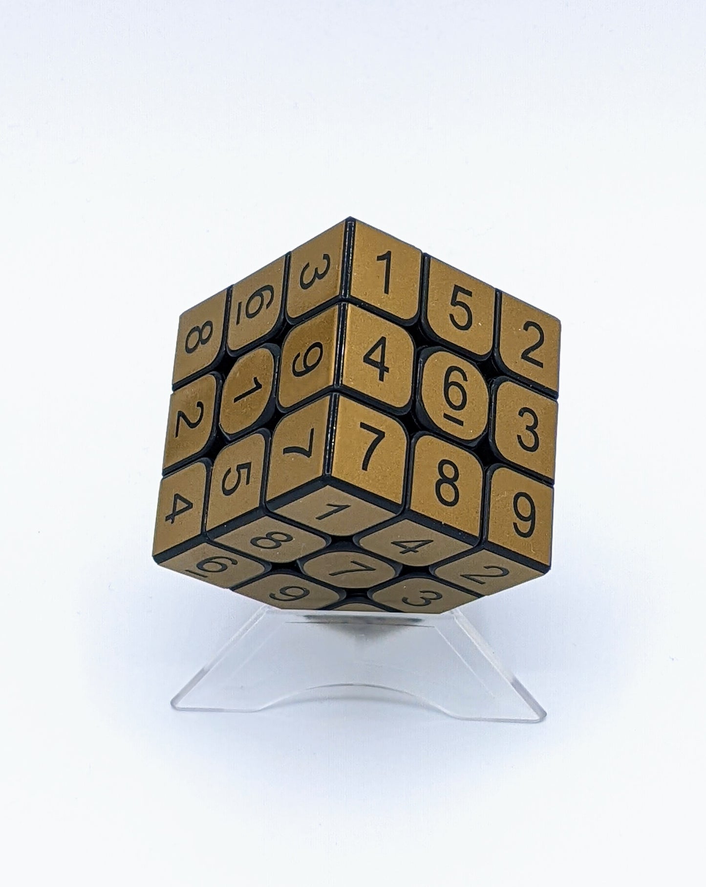 3x3x3 Copper Sudoku Cube | Puzzle | Handmade