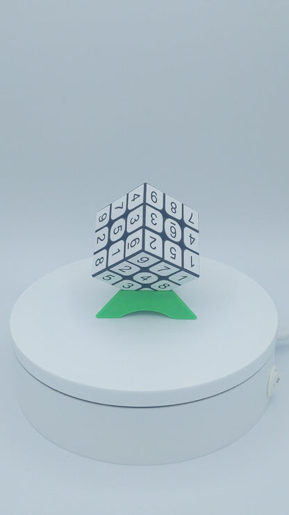 3x3x3 White Sudoku Cube | Puzzle | Handmade